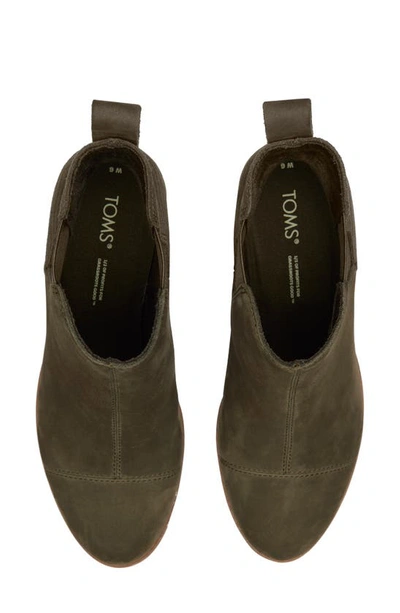 Shop Toms Everly Chelsea Boot In Medium Green