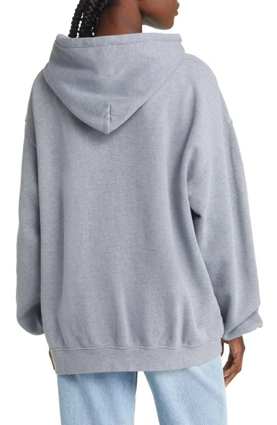 Shop Bdg Urban Outfitters Longline Hoodie In Pacific Blue