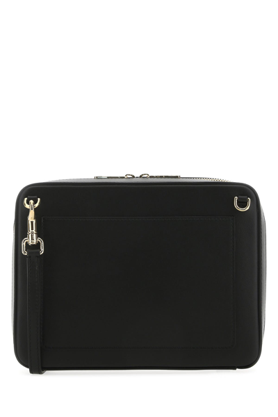 Dolce & Gabbana Black Leather Crossbody Bag