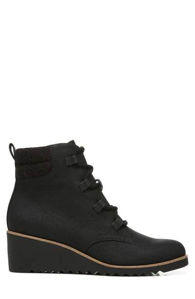 Shop Lifestride Zone Lace-up Wedge Bootie In Black