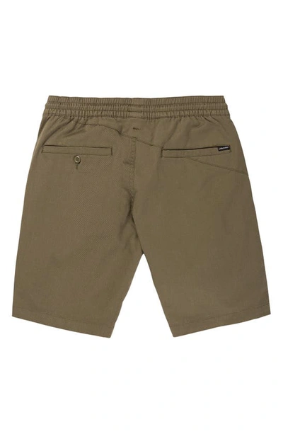 Volcom Frickin Elastic Waist Shorts - Winter Moss