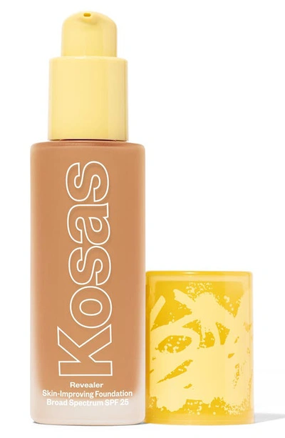 Kosas Revealer Skin-improving Foundation Spf25 With Hyaluronic Acid And Niacinamide Medium Tan Warm 250 1  In Medium Tan Warm 250