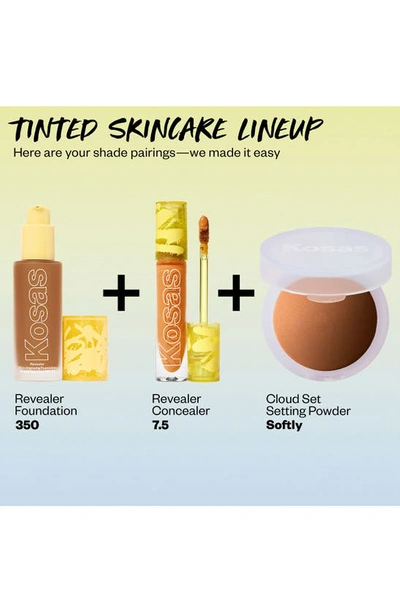 Kosas Revealer Skin-improving Foundation Spf25 With Hyaluronic Acid And Niacinamide Medium Deep Warm 350 1 In Medium Deep Warm 350