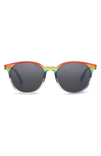Shop Toms Bellini 52mm Round Sunglasses In Rainbow/indigo