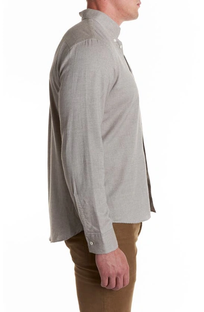 Billy Reid Tuscumbia Standard Fit Flannel Button-down Shirt In Tan