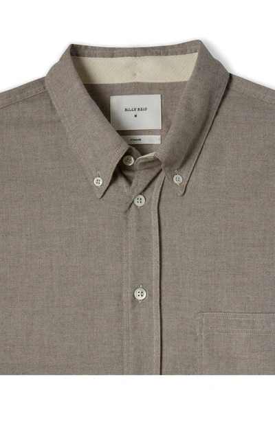 Billy Reid Tuscumbia Standard Fit Flannel Button-down Shirt In Tan