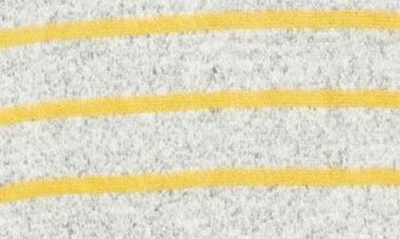 Loveappella Raglan Stripe Top In Mustard