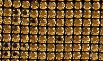 Shop Ted Baker Glitters Mini Crystal Crossbody Bag In Gold
