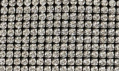 Shop Ted Baker Glitters Mini Crystal Crossbody Bag In Silver