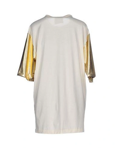 Shop Fausto Puglisi Short Dress In Gold