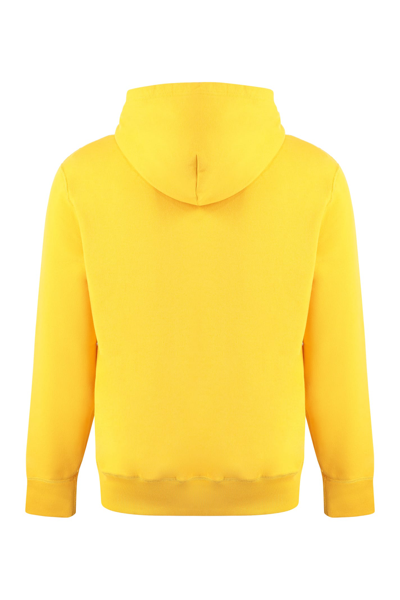 Shop Polo Ralph Lauren Cotton Hoodie In Yellow