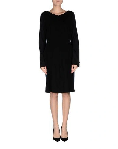 Shop Elie Tahari Knee-length Dresses In Black