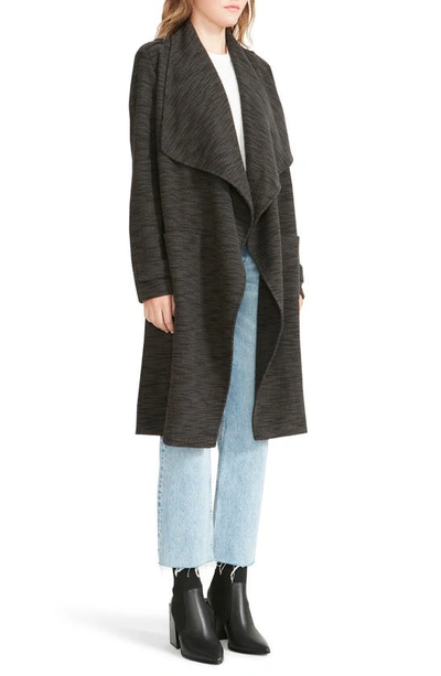 Bb Dakota By Steve Madden Open Front Trench Coat In Charcoal ModeSens
