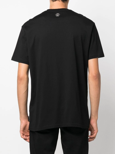 Philipp Plein Skull Print Short-sleeve T-shirt In Black