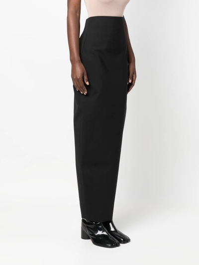 Shop Rick Owens Ultra High-waisted Pencil Skirt In Black