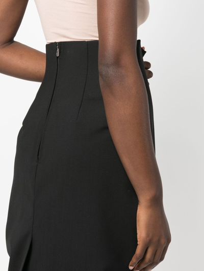 Shop Rick Owens Ultra High-waisted Pencil Skirt In Black