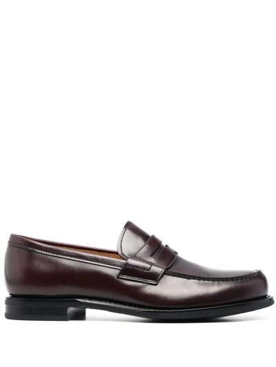 Shop Church's Gateshead Penny Loafers In Rot
