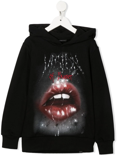 Shop Vision Of Super Graphic-print Hoodie In Schwarz