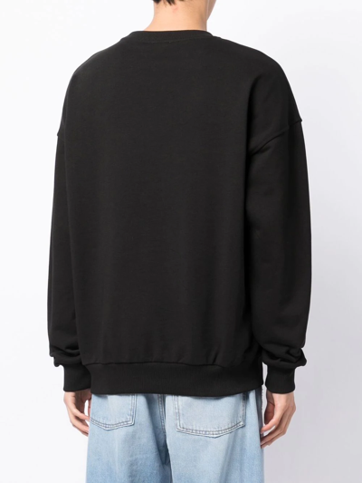 Blue Sky Inn Graphic-print Cotton Sweatshirt In Schwarz