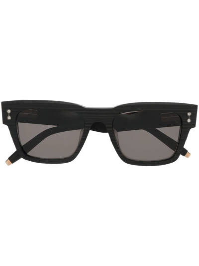 Akoni Square-frame Sunglasses In Black