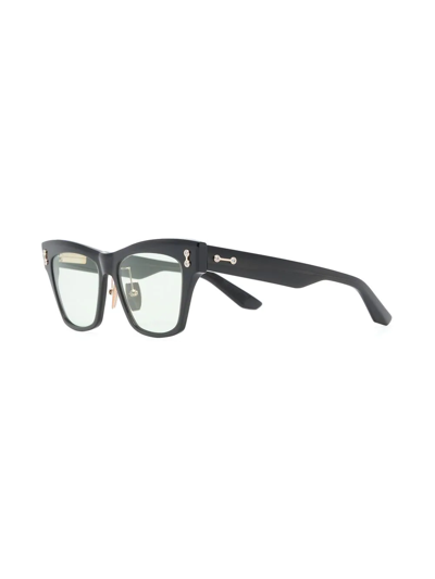 Shop Akoni Sagitta Square-frame Glasses In Black