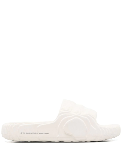 Shop Adidas Originals Adilette 22 Slides In Nude