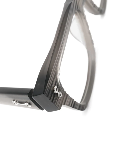 Akoni Columba Square-frame Glasses In Grey