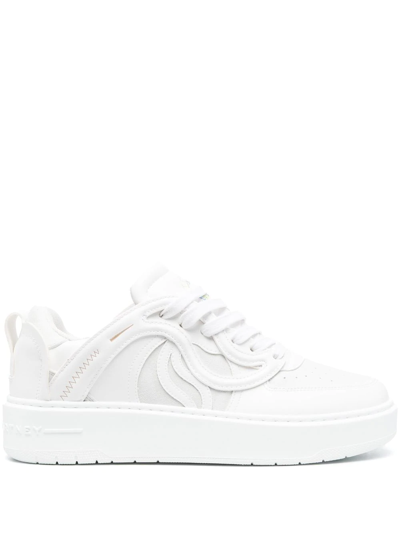 Shop Stella Mccartney Cupsole Low-top Sneakers In Weiss