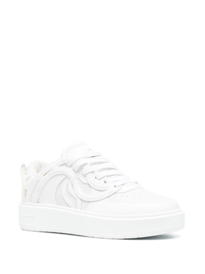 Shop Stella Mccartney Cupsole Low-top Sneakers In Weiss