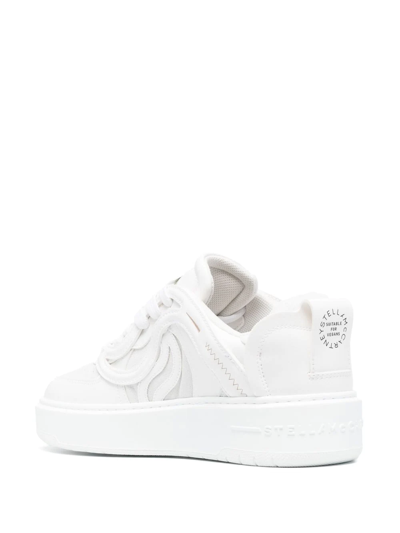 Shop Stella Mccartney Cupsole Low-top Sneakers In Weiss