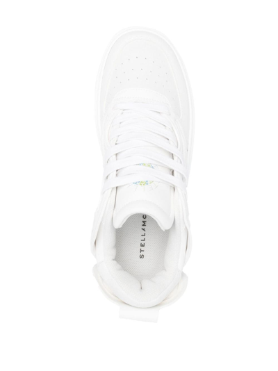 Shop Stella Mccartney Cupsole Low-top Sneakers In Weiss