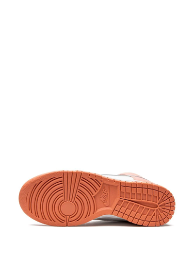 Shop Nike Dunk High "salmon" Sneakers In Orange