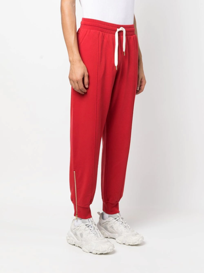 Shop Casablanca Logo-patch Track Pants In Rot