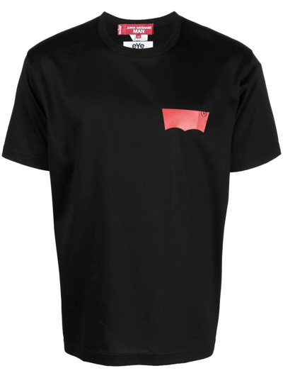 Junya Watanabe X Levi's Cotton-jersey T-shirt In Black | ModeSens