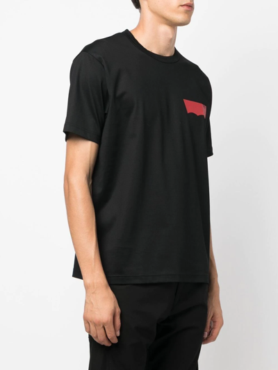 Junya Watanabe X Levi's Logo-print T-shirt In Schwarz