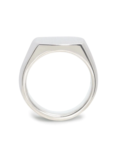 Shop Tom Wood Sterling Silver Cushion Signet Ring