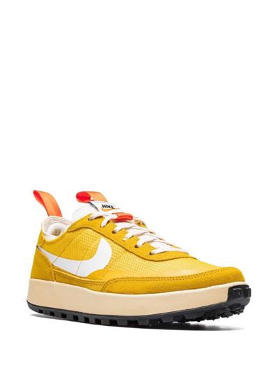 Shop Nike X Tom Sachs General Purpose "dark Sulfur" Sneakers In Yellow