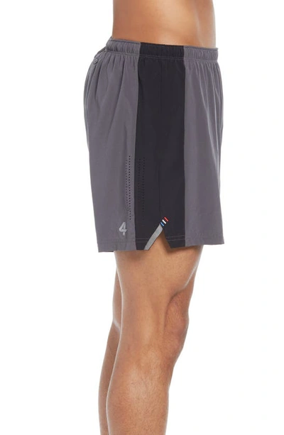 Shop Fourlaps Extend Shorts In Charcoal