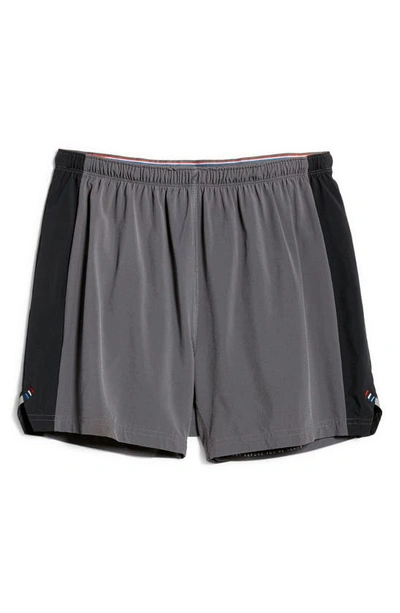 Shop Fourlaps Extend Shorts In Charcoal