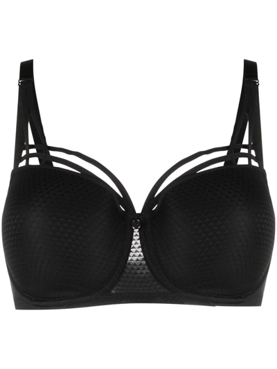 Shop Marlies Dekkers Dame De Paris Balcony Bra In Black