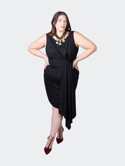 Shop Mayes Nyc Adele Sheath Dress In Black