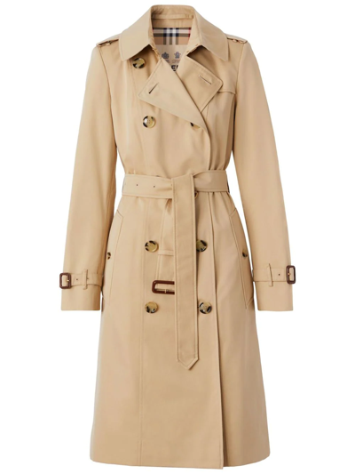 Shop Burberry The Long Chelsea Heritage Trench Coat In Neutrals