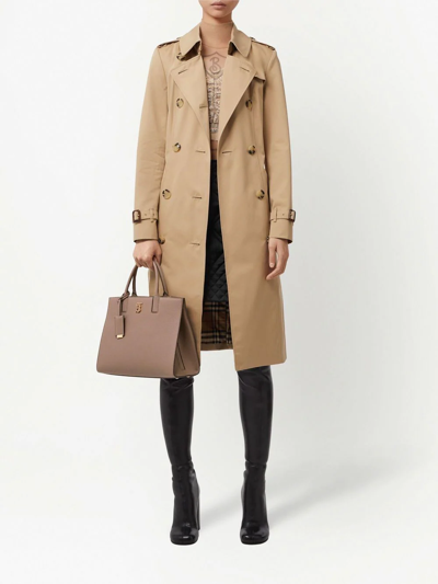 Shop Burberry The Long Chelsea Heritage Trench Coat In Neutrals