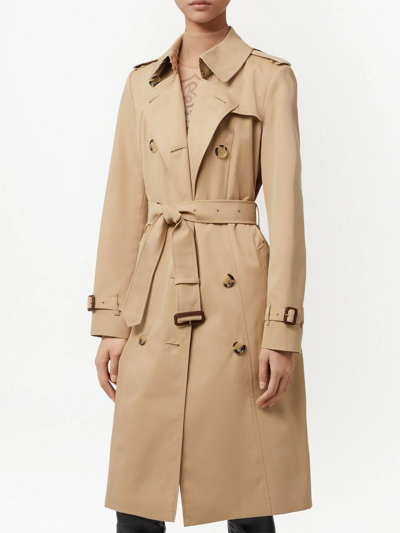 Shop Burberry The Long Chelsea Heritage Trench Coat In Neutrals