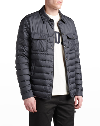 Moncler Todorka Cashmere Blend Down Jacket In Navy