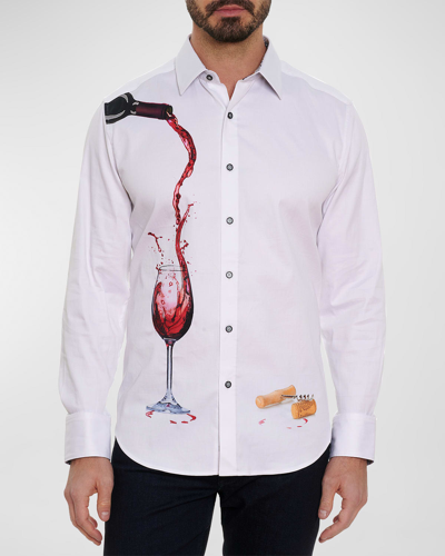 Shop Robert Graham Men's Pinot Noir 2 Stretch Sport Shirt In White