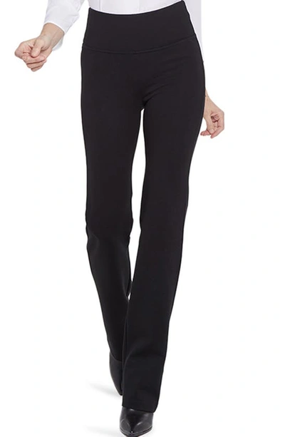 Nydj Sculpt-her™ Pull-on High Waist Straight Leg Pants In Black