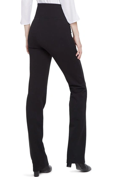 Nydj Sculpt-her™ Pull-on High Waist Straight Leg Pants In Black