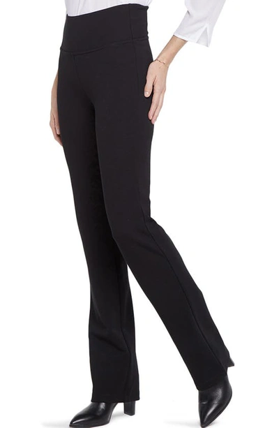 Nydj Sculpt-her™ Pull-on High Waist Straight Leg Pants In Black