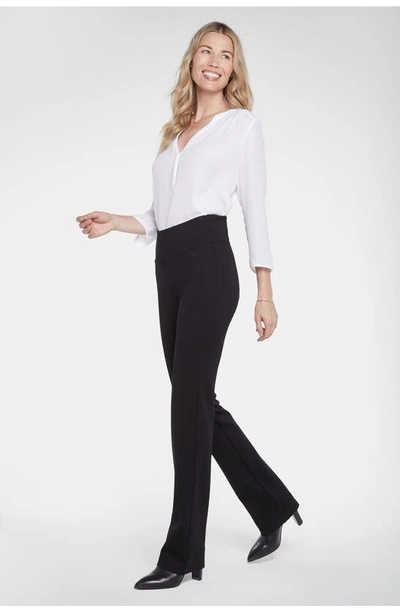 Nydj Sculpt-her™ Pull-on High Waist Straight Leg Pants In Black